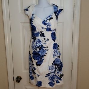 Adriana Papell Floral Dress